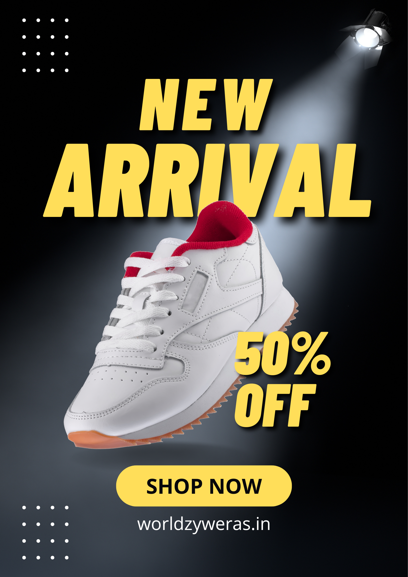 Black Red Shoes New Arrival Poster