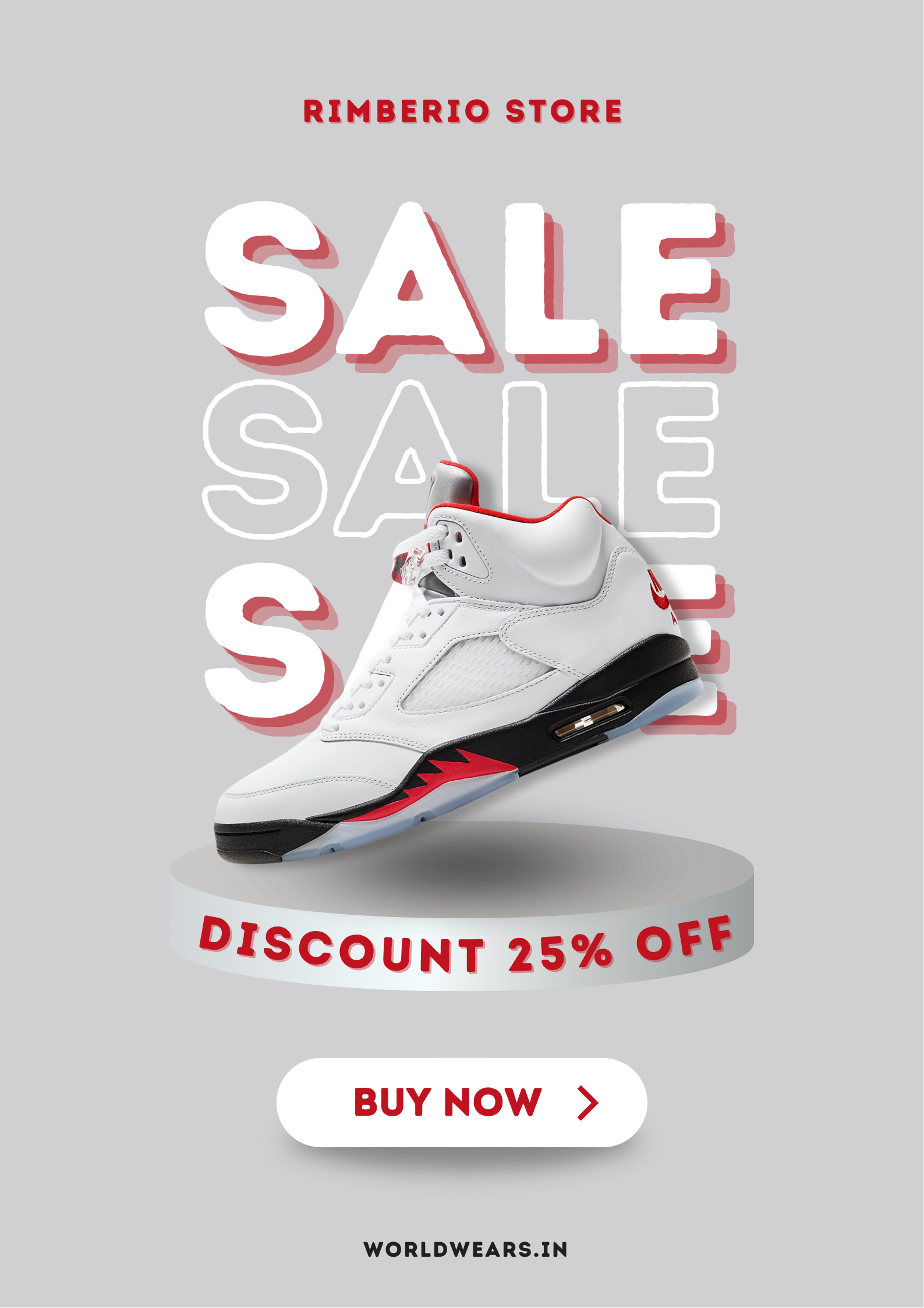 Black Red Shoes New Arrival Poster 2